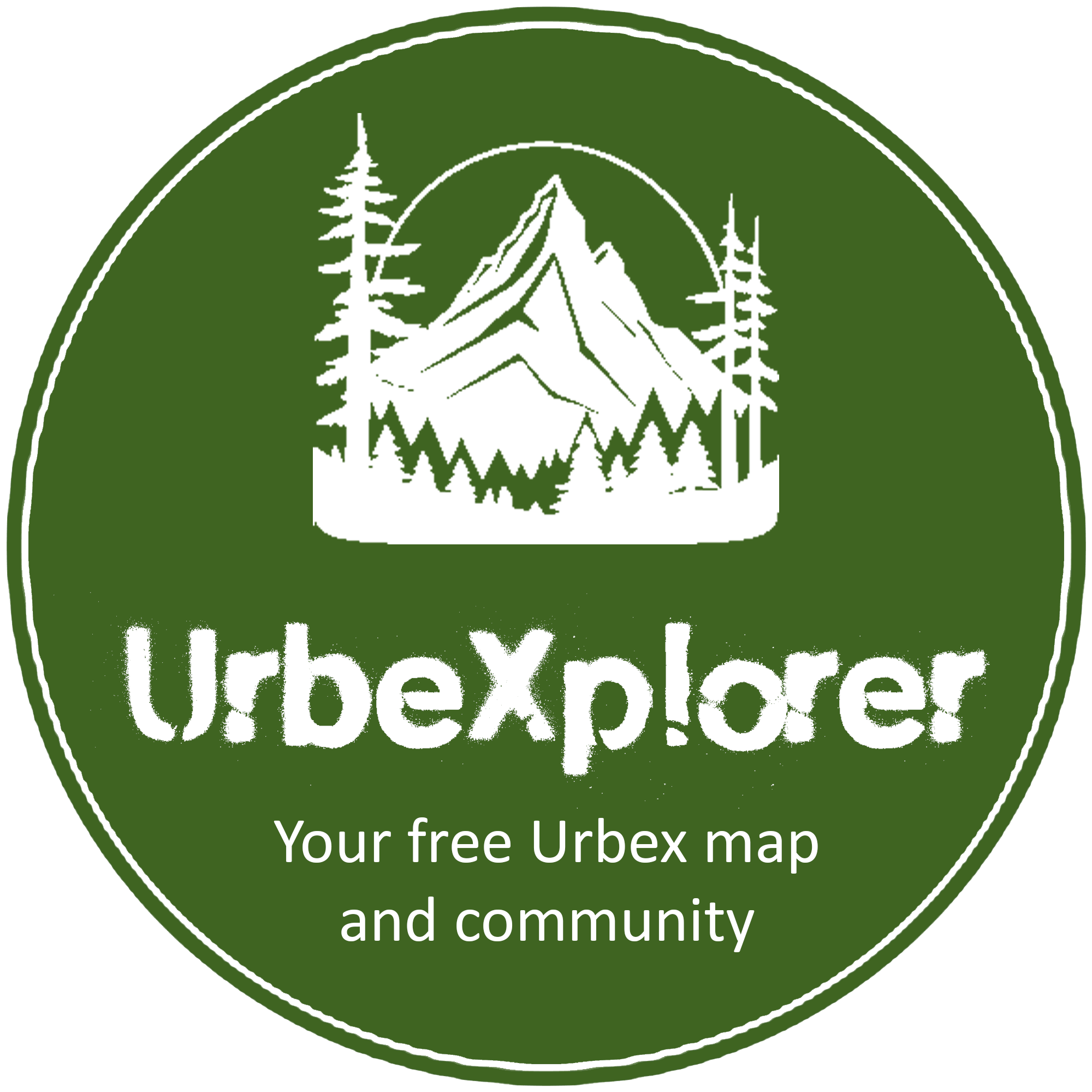 Logo of Urbexplorer - Your free Urbex map and community