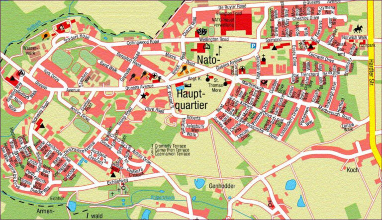 NATO Headquarters - JHQ Rheindahlen 3 JHQ Nato HQ Map 768x443